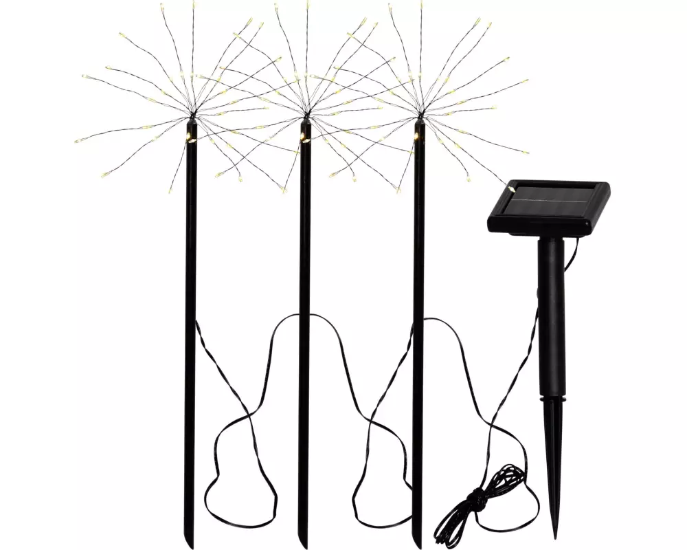 EGLO Leuchten Gartenlicht 3er-Set Solarleuchten 40 cm
