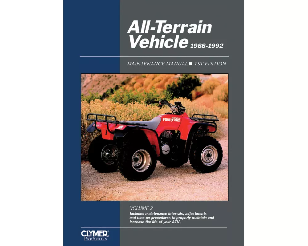 Honda Kawasaki Polaris Suzuki Yamaha All-Terrain Vehicle Volume 2 Service Repair Manual