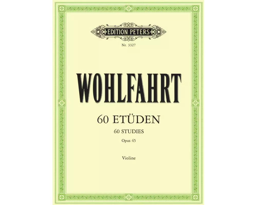 60 Etüden für Violine solo op. 45