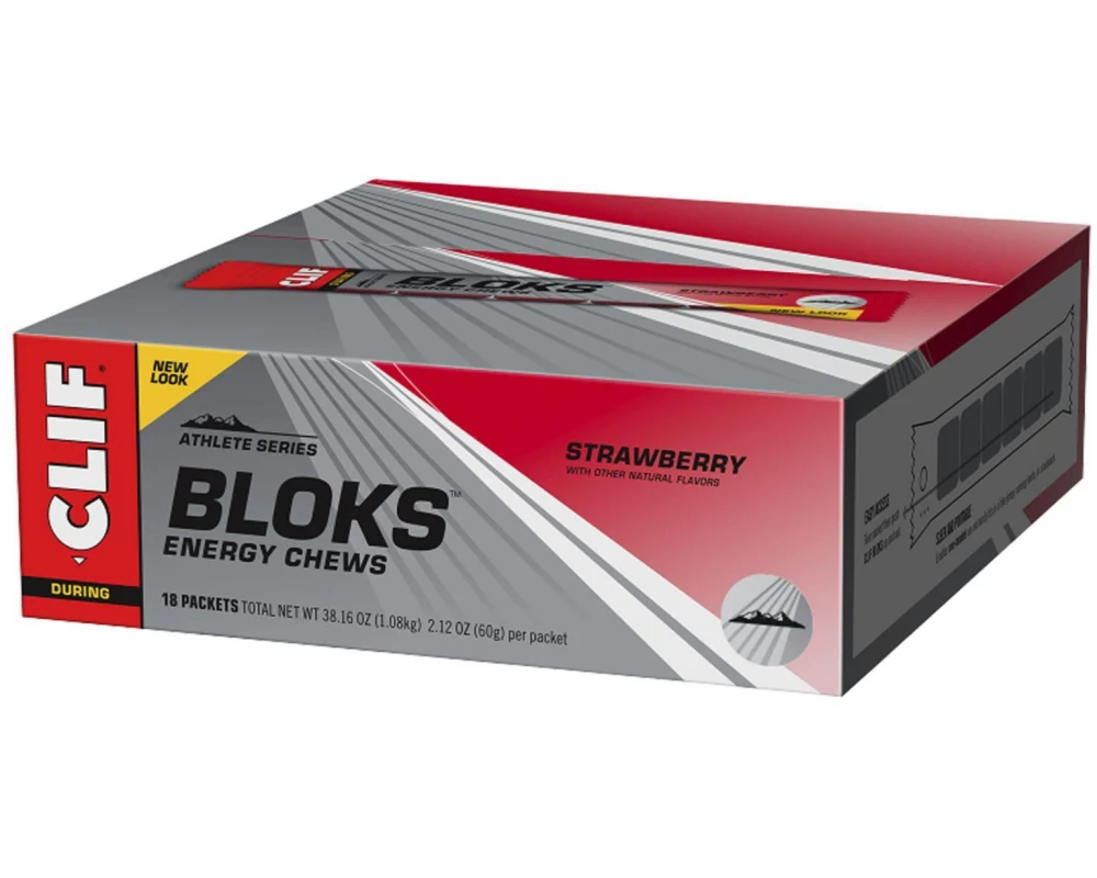 CLIF Nahrungsergänzung Shot BLOKS Strawberry 18 Stk.