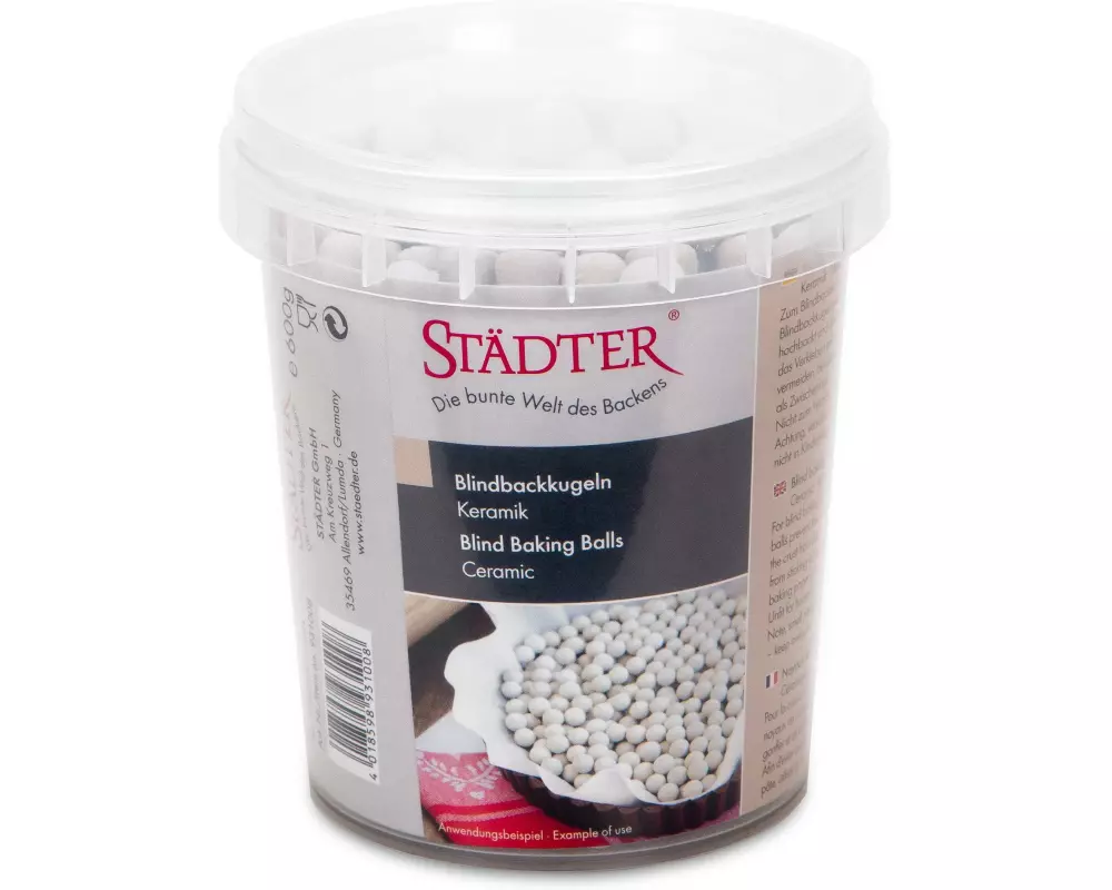 Städter Blindbackkugeln Weiss