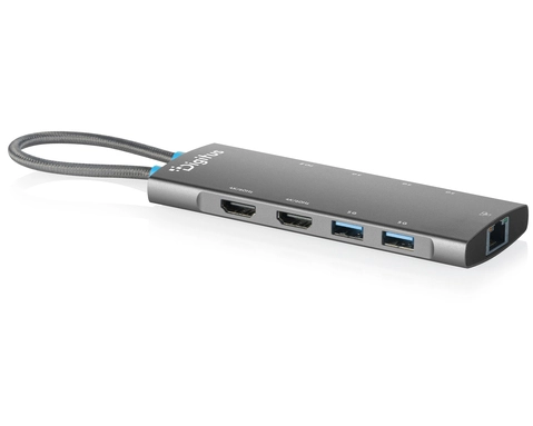 USB-C DOCKING 9-PORT 1X RJ45