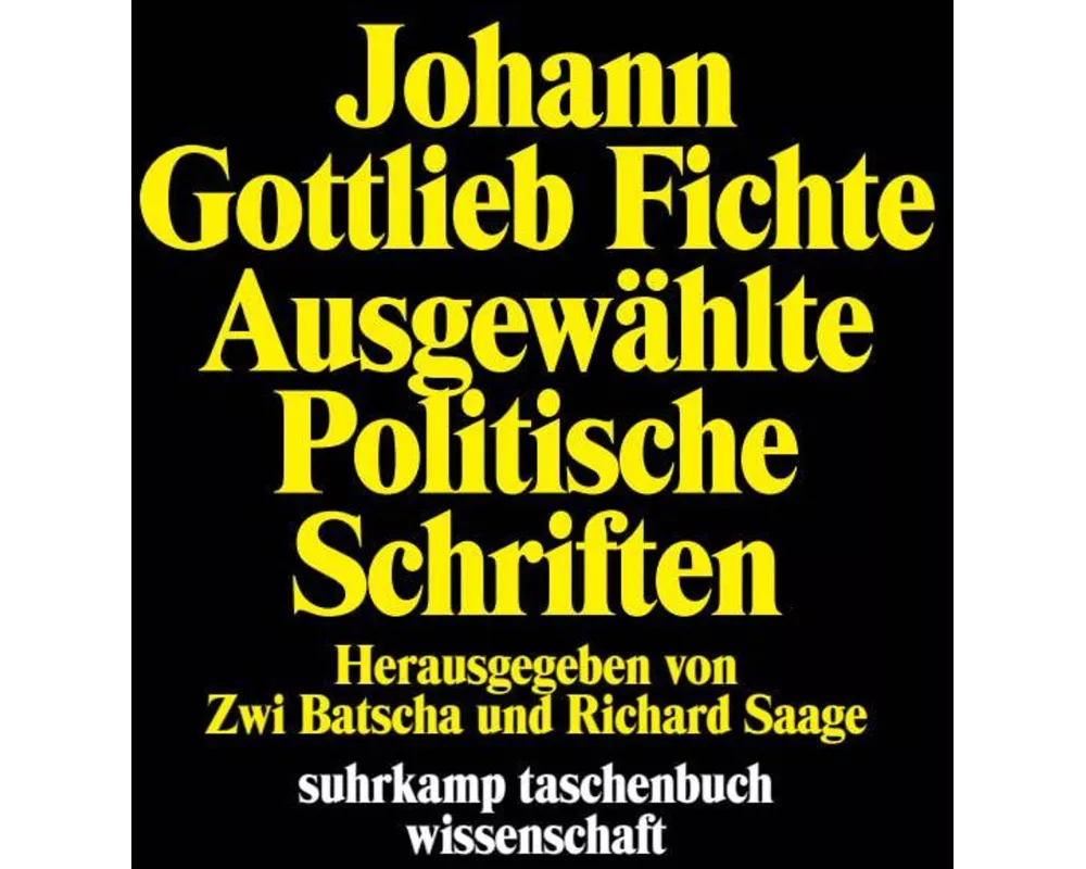 Ausgewählte politische Schriften