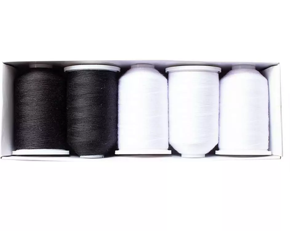 Mono-Quick Nähgarn-Set Mini – King Schwarz/Weiss