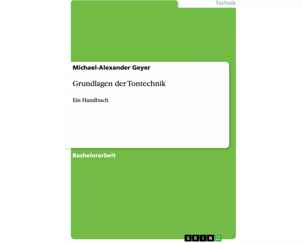 Grundlagen der Tontechnik