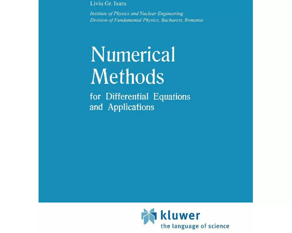Numerical Methods for Differential Equations and Applications