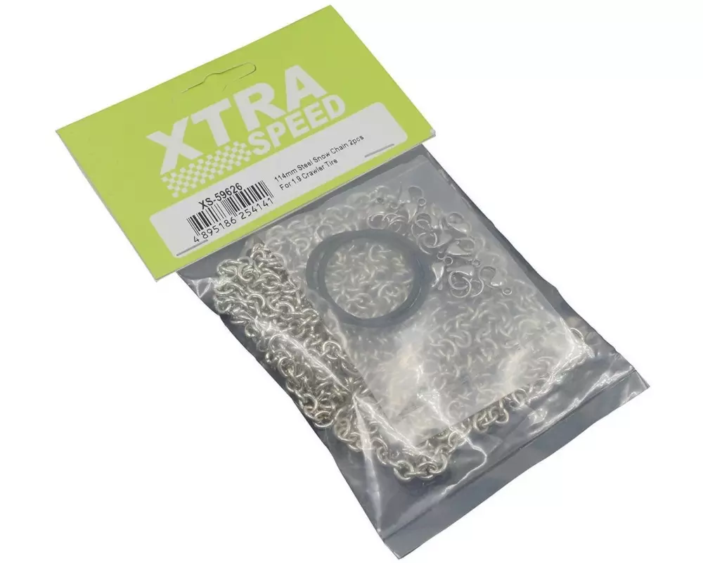 Xtra Modellbau-Schneeketten für Reifen 1.9", 2 Stk.