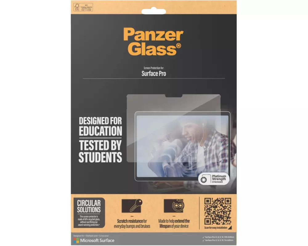 Panzerglass Ultra Wide Fit Surface Pro X / 8 / 9 / 10 / 11
