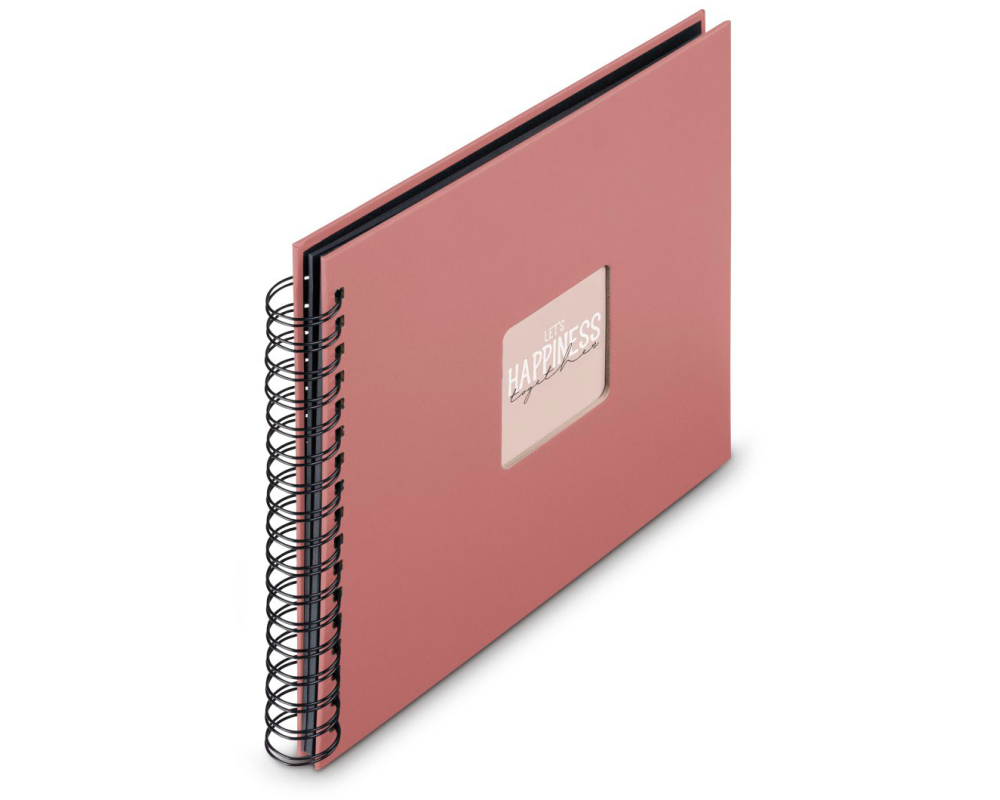 HAMA Spiralalbum Fine Art 28x24cm 9858 terra 25 Blatt