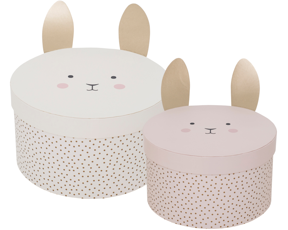 JABADABADO Aufbewahrungsbox A3221 Bunny. 2 assortiert