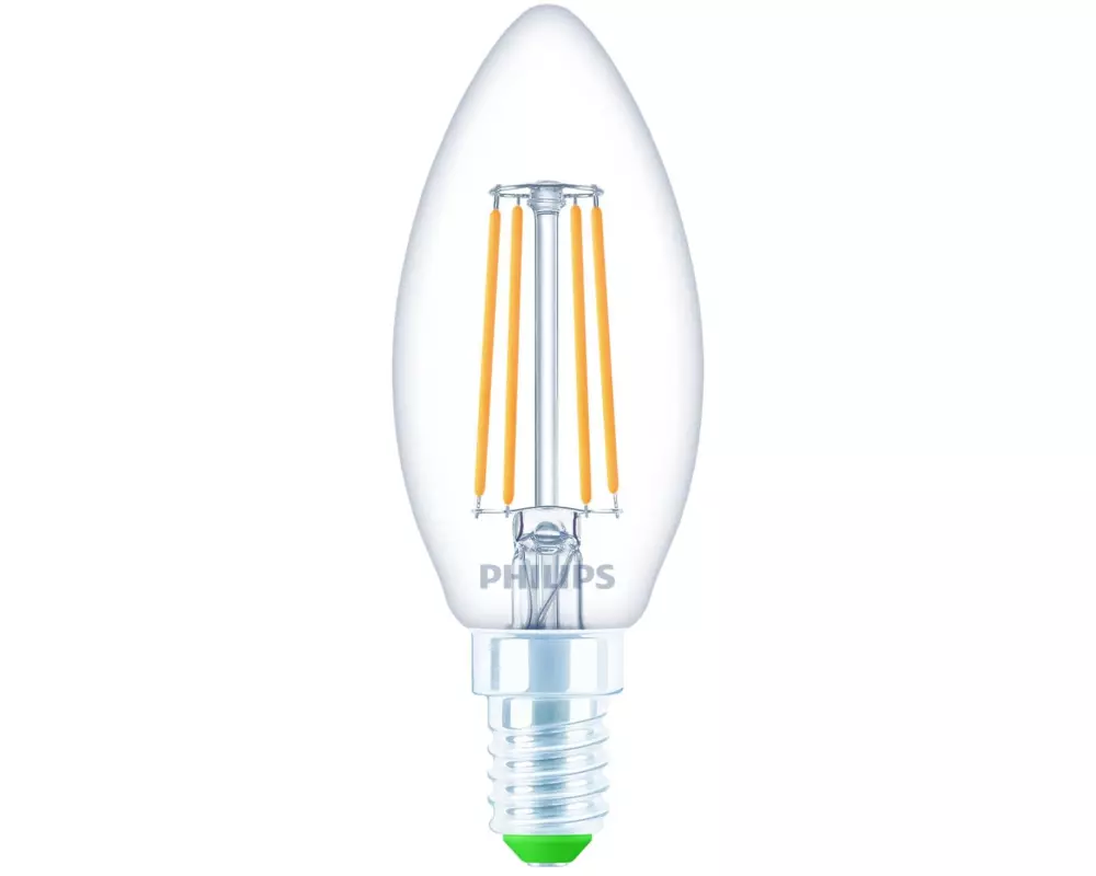 Philips Lampe Classic Eng. A, 40W, E14, Klar, Kerze Warmweiss (WW)