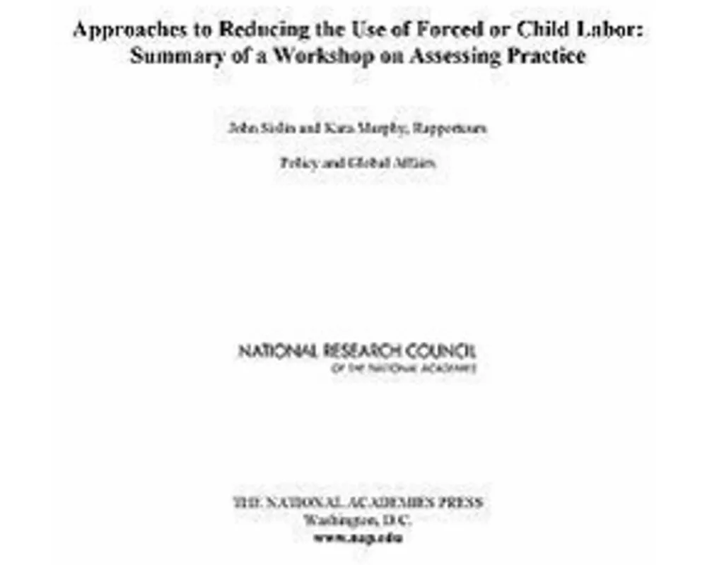 Approaches to Reducing the Use of Forced or Child Labor