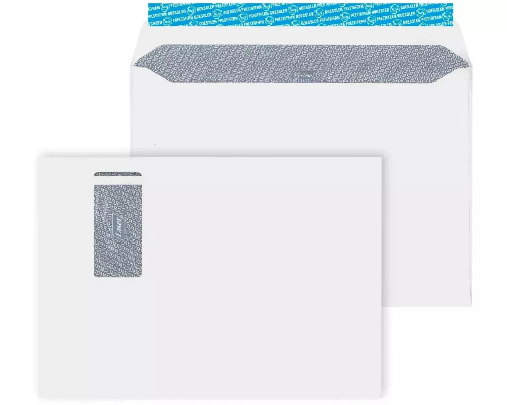 Goessler Couvert mit Fenster G-Line Laser C4, Rechts, 250 Stück