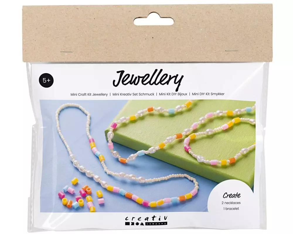 Creativ Company Schmuck Bastelset Armband und Halskette, assortiert