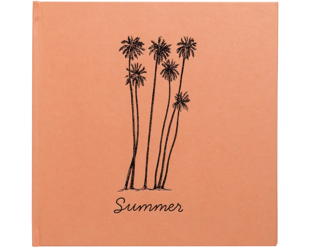 EXACOMPTA Fotoalbum Summertime 25x25cm 16346E Orange 30 Seiten