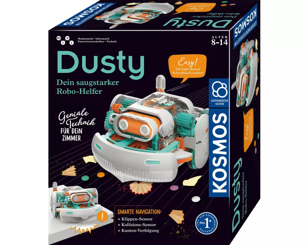 Kosmos Experimentierkasten Dusty – Dein saugstarker Robo-Helfer