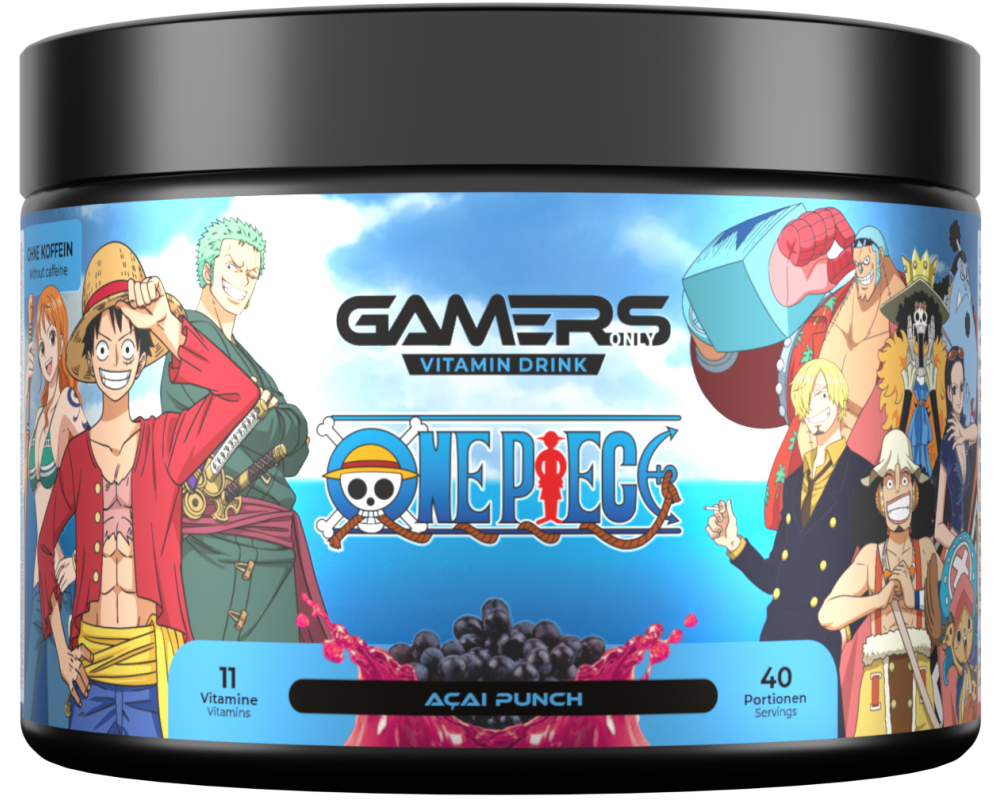 GAMERSONLY Vitamin Drink Powder 40 Port. GO08DL0335 One Piece Acai Berry