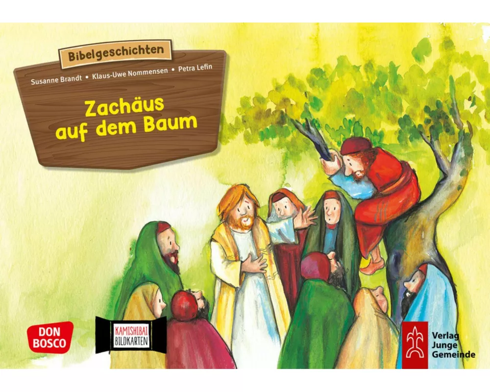 Zachäus auf dem Baum. Kamishibai Bildkartenset