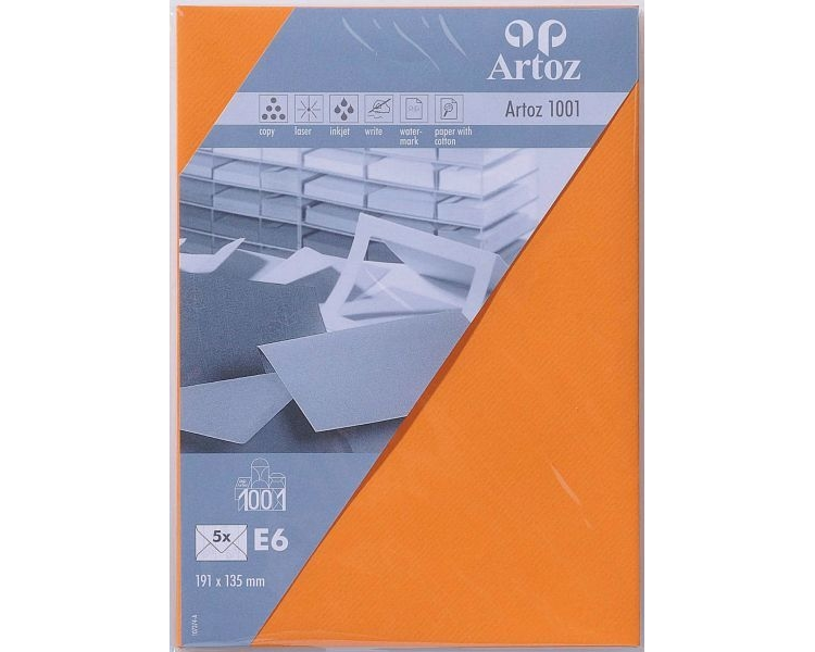 ARTOZ Couverts 1001 E6 107374185 100g, orange 5 Stück