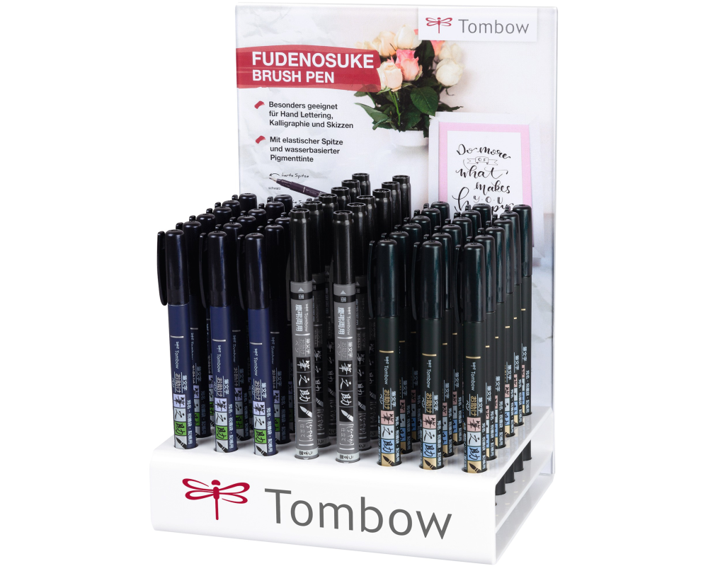 TOMBOW Kalligraphie-Stift WS-TBHS-48P-A Fudenosuke, Display