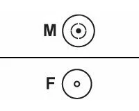HPE Aruba AP-CBL-1 RF Cable, Outdoor Rated, 10ft(3m), Nm to Nf