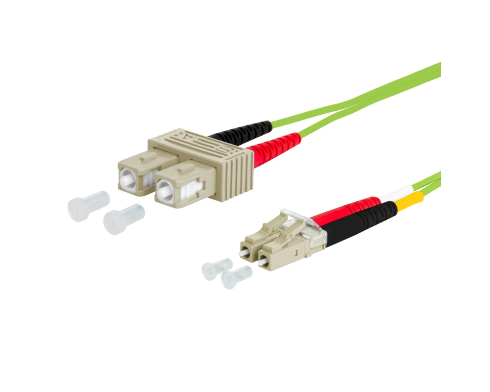 METZ CONNECT OpDAT Patchkabel, SC-D/LC-D OM5, 5 m