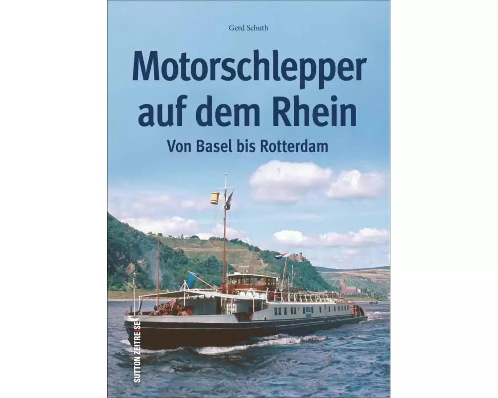 Motorschlepper auf dem Rhein