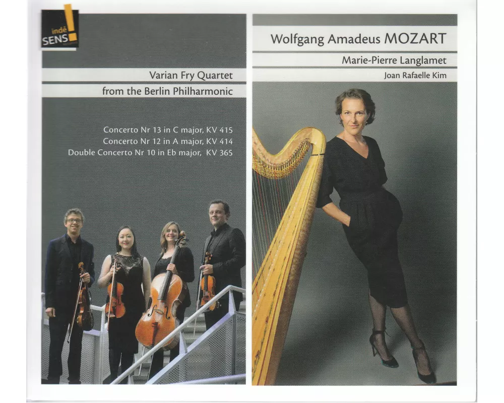 Mozarts Klavierkonzerte arrangiert für Harfe
