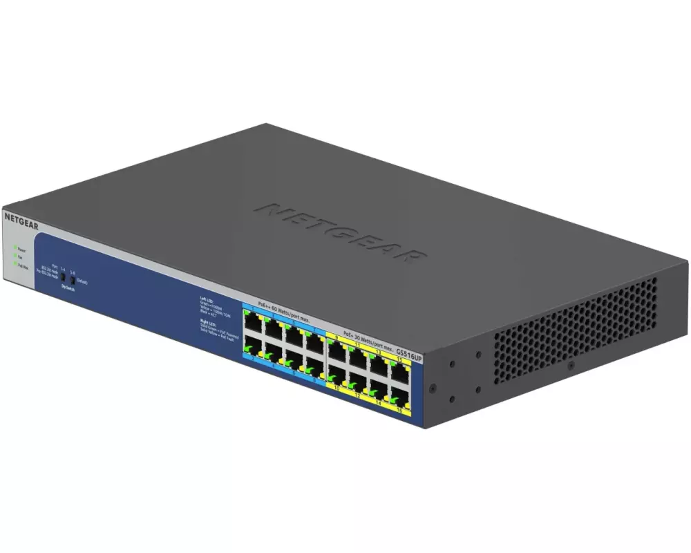 Netgear PoE++ Switch GS516UP-100EUS 16 Port