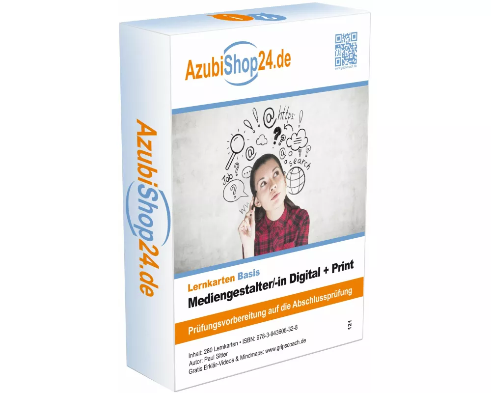 AzubiShop24.de Basis-Lernkarten Mediengestalter/-in Digital + Print