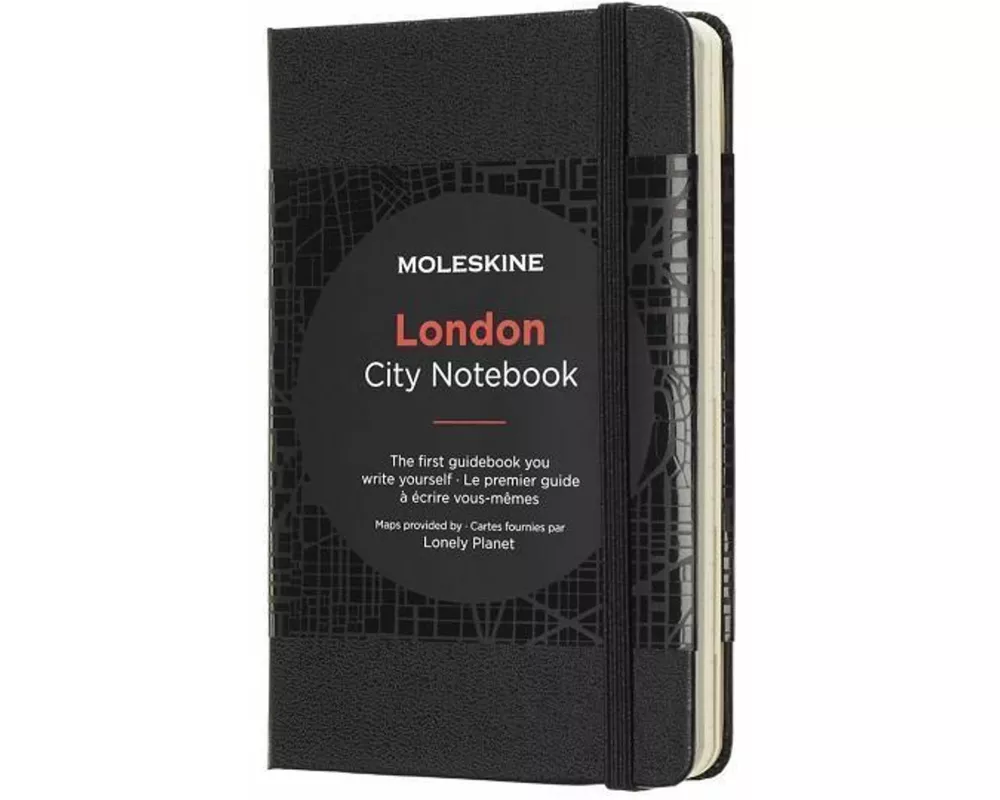 City Notizbuch / Pocket London, Black/ liniert / A6