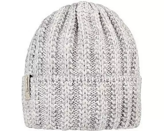 Sterntaler Strickmütze Umschlag Silber meliert Gr. 49