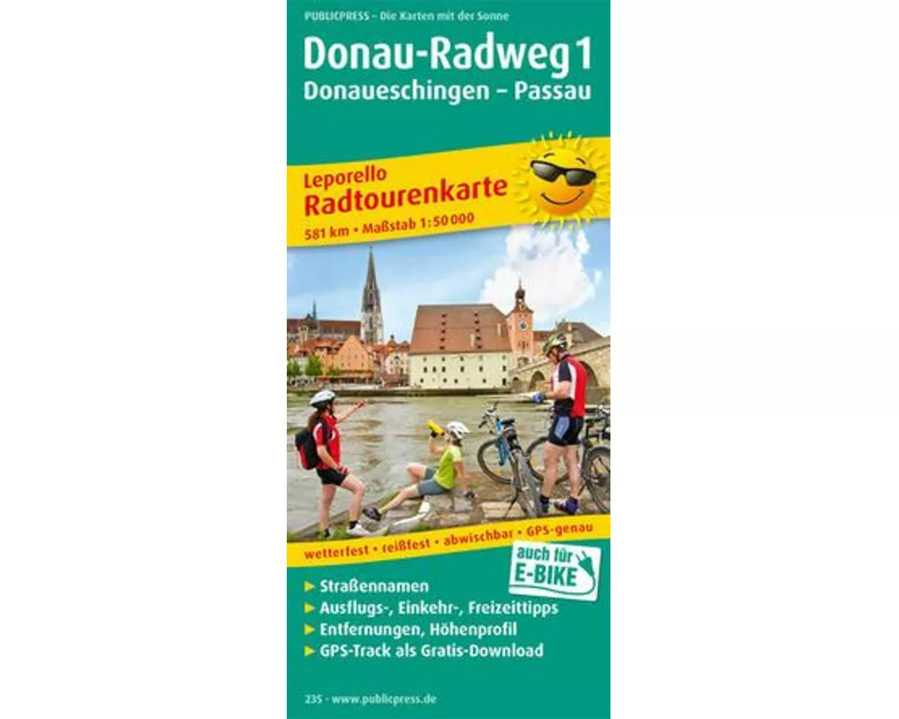 Donau-Radweg 1, Donaueschingen - Passau