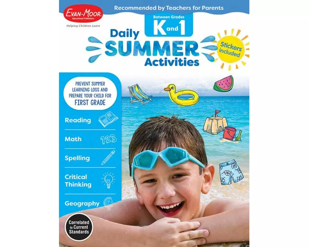 Daily Summer Activities Moving from K to 1st Gr