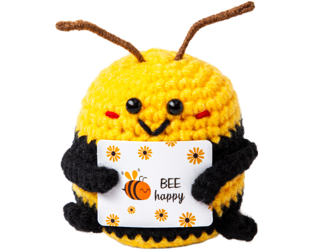 I AM CREATIVE Positive Biene 7cm 1000-1552 gelb