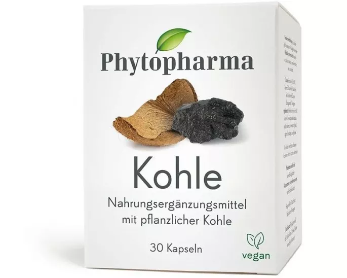 Phytopharma Phytopharma Kohle 30 Kapseln