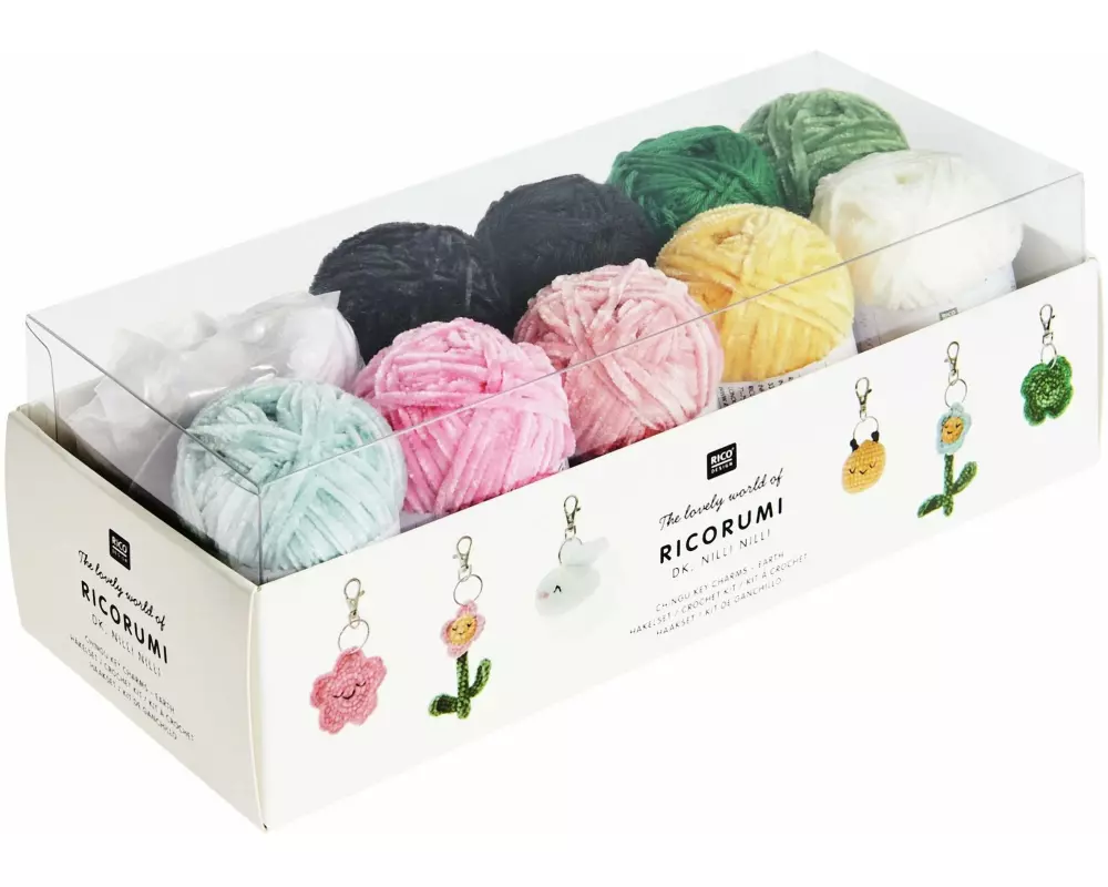 Rico Design Häkelset Schlüsselanhänger Chingu – Earth
