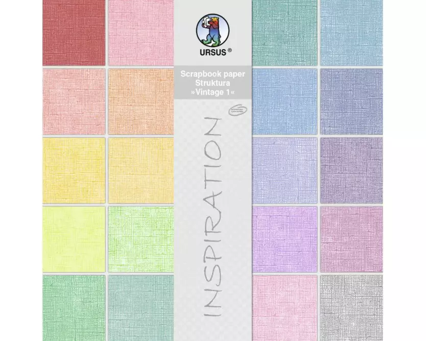 URSUS Fotokarton Leinenstruktur Vintage 1