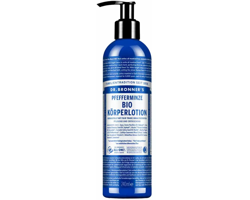 Dr.Bronner's Körperlotion Pfefferminze 240 ml