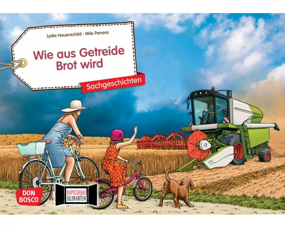 Wie aus Getreide Brot wird. Kamishibai Bildkartenset