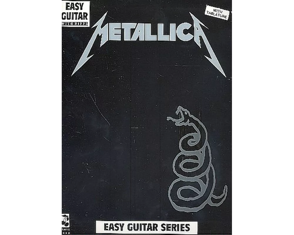 Metallica Black Album Guitar Tab Songbook with 12 Metallica Album Hits