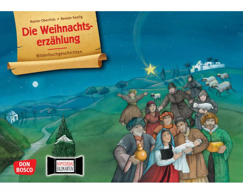 Die Weihnachtserzählung. Kamishibai Bildkartenset