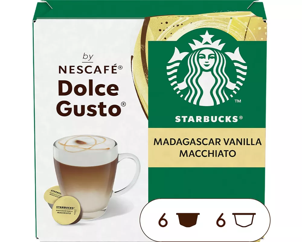 Starbucks Kaffeekapseln Madagascar Vanilla Macchiato 6 Portionen