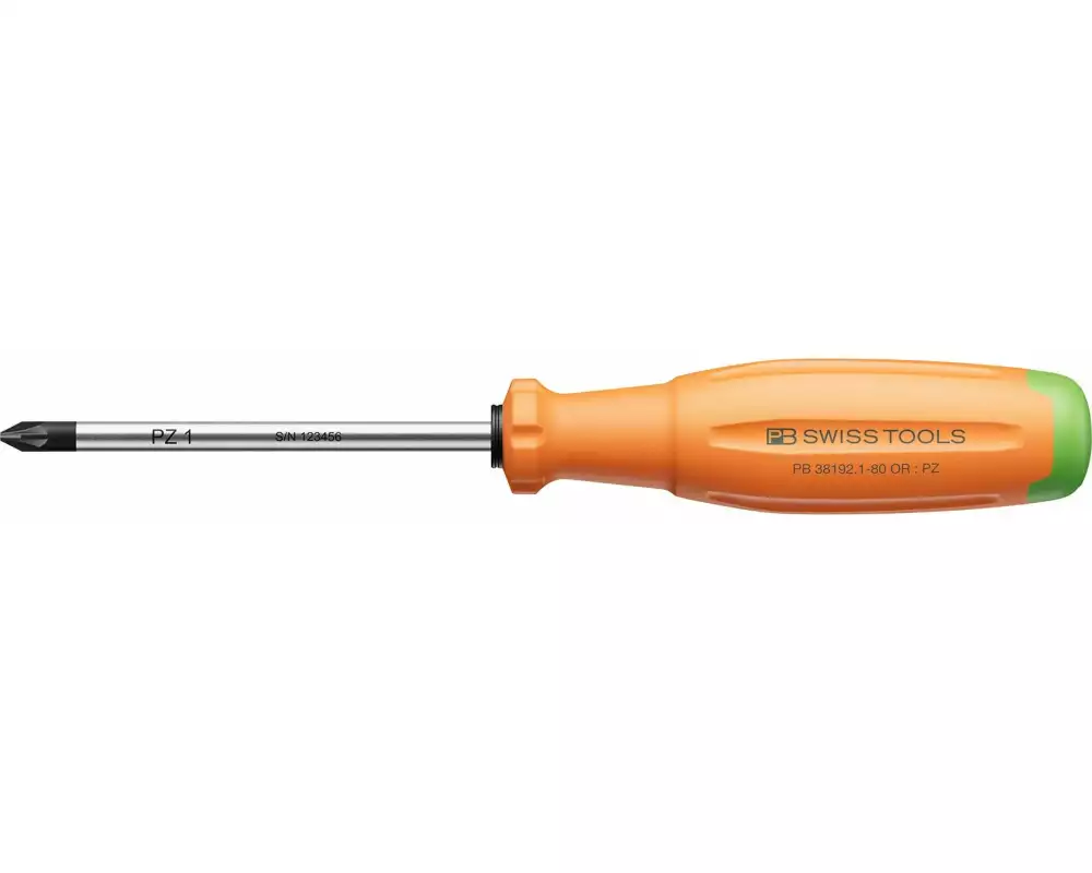 PB Swiss Tools SwissGrip Evo PZ-Kreuzschraubenzieher PB 38192.1-80