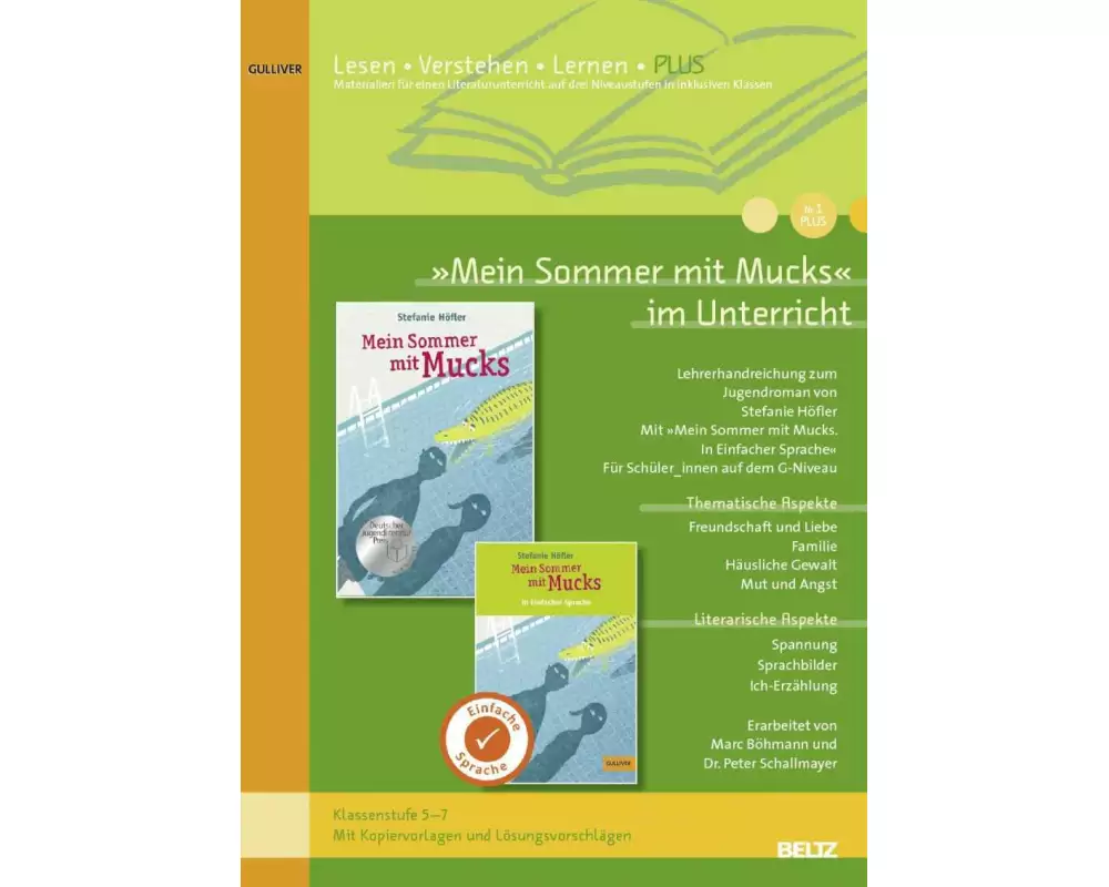 »Mein Sommer mit Mucks« im Unterricht