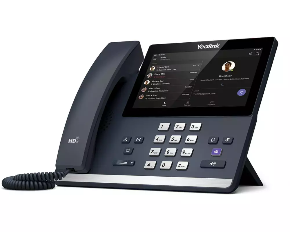 Yealink Tischtelefon MP56 E2 Microsoft Teams Schwarz
