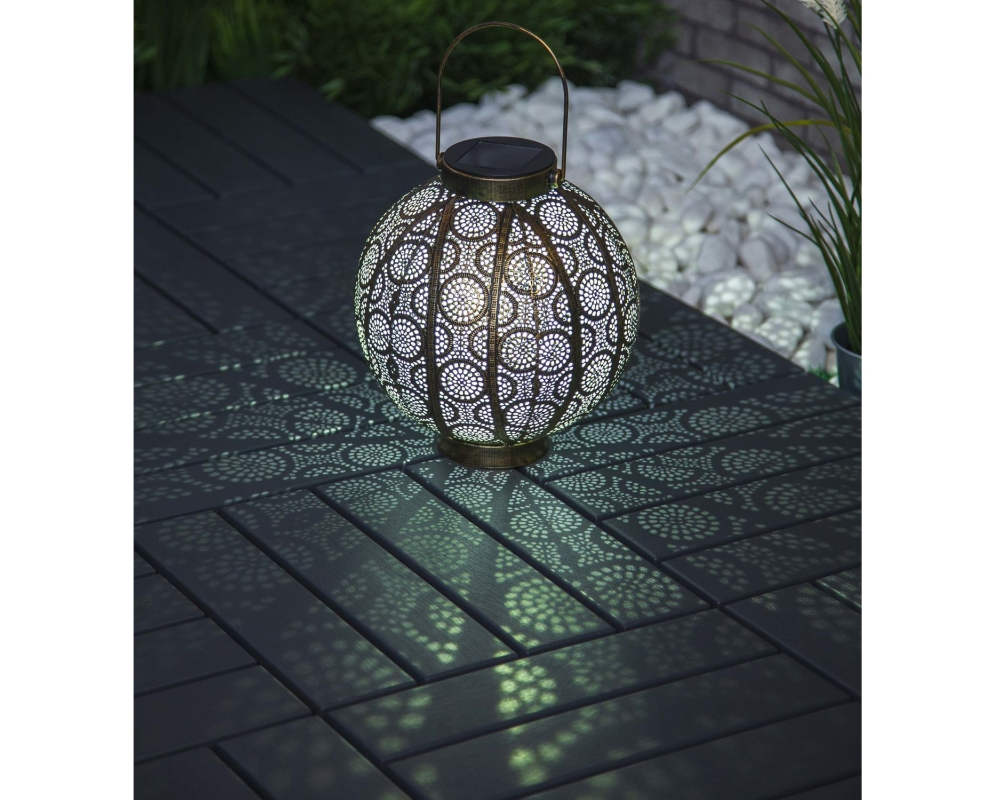 SCHOENENBERGER Solar LED-Leuchte MENKAR 97.154212 gold, Solar, LED