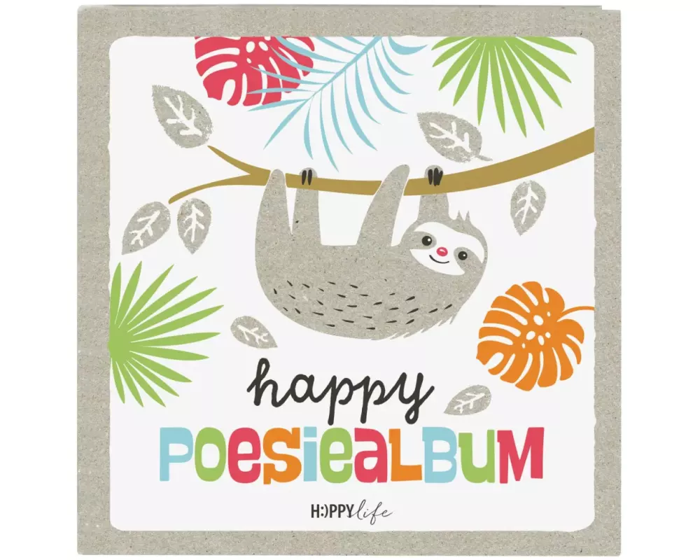 Goldbuch Poesiealbum Happylife Faultier