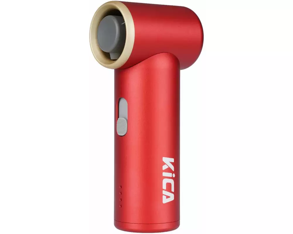 KiCA Jet Fan Mini-Handventilator Rot