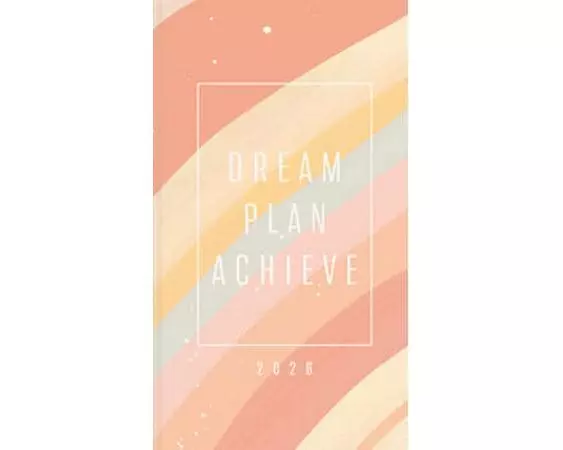 Simplex Wochenagenda Ladytimer Moon 87 x 15.3 cm, 2026, Mehrfarbig